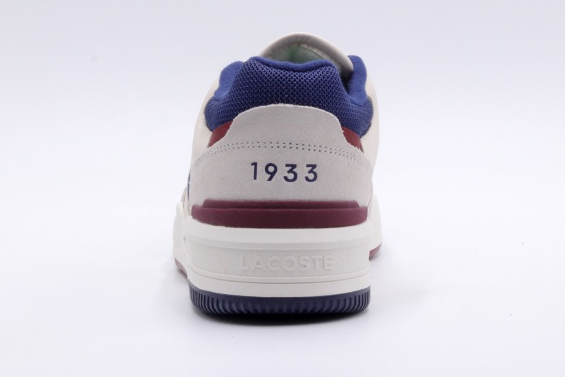 Lacoste Lineshot Ανδρικά Sneakers Εκρού, Μπλε Σκούρο, Μπορντό