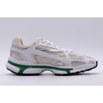 Lacoste Ανδρικά Sneakers Λευκά, Εκρού, Ασημί, Πράσινα