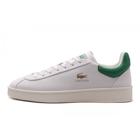 Lacoste Baseshot Ανδρικά Sneakers Λευκό, Πράσινο