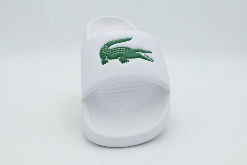 Lacoste Serve Slides 1.0 Γυναικείες Παντόφλες Λευκές, Πράσινες