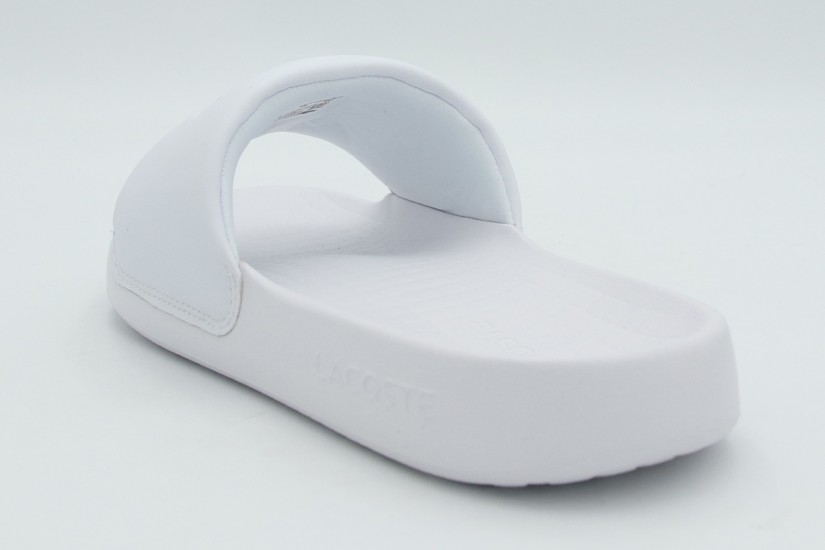 Lacoste Serve Slides 1.0 Γυναικείες Παντόφλες Λευκές, Πράσινες