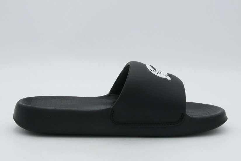 Lacoste Serve Slides 1.0 Γυναικείες Παντόφλες Μαύρες, Λευκές