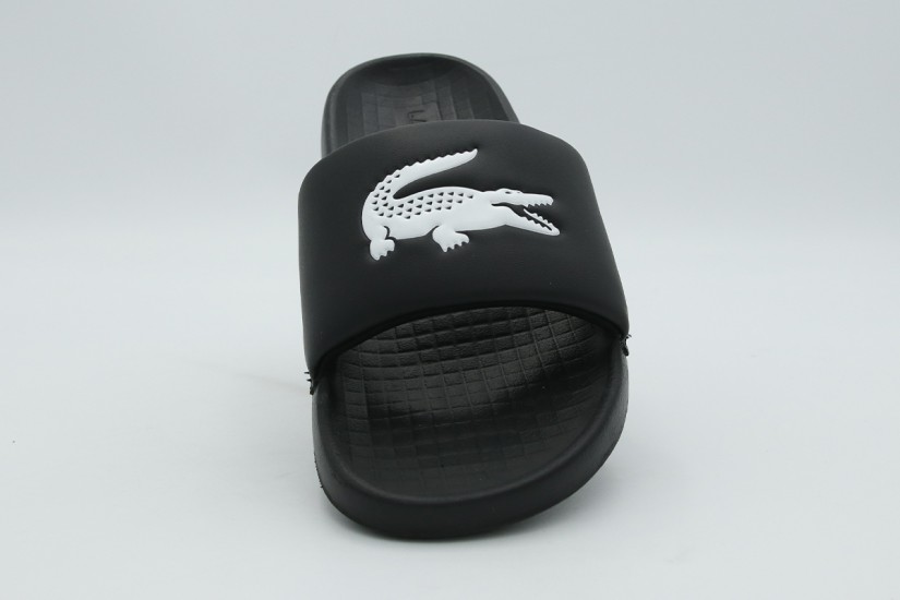 Lacoste Serve Slides 1.0 Γυναικείες Παντόφλες Μαύρες, Λευκές