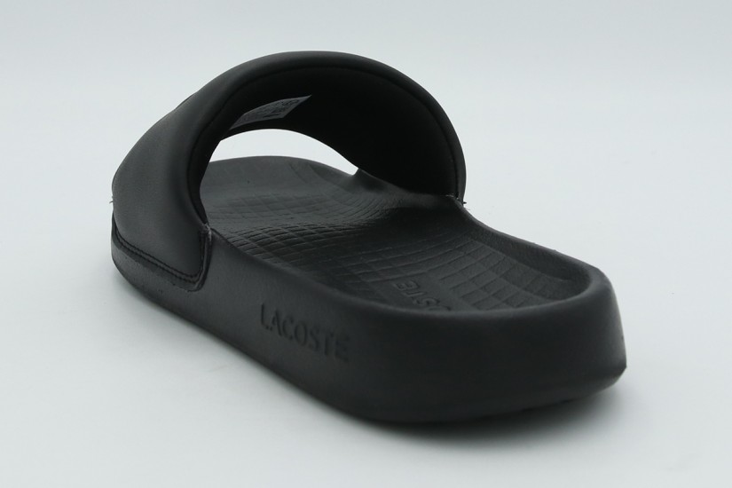 Lacoste Serve Slides 1.0 Γυναικείες Παντόφλες Μαύρες, Λευκές
