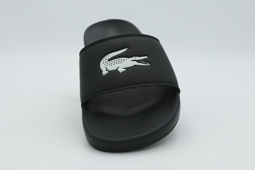 Lacoste Serve Slides 1.0 Γυναικείες Παντόφλες Μαύρες