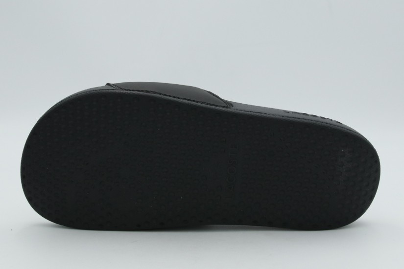 Lacoste Serve Slides 1.0 Γυναικείες Παντόφλες Μαύρες