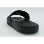 Lacoste Serve Slides 1.0 Γυναικείες Παντόφλες Μαύρες