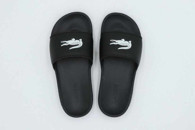Lacoste Serve Slides 1.0 Γυναικείες Παντόφλες Μαύρες