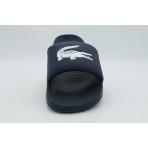 Lacoste Serve Slides 1.0 Ανδρικές Παντόφλες Μπλε Σκούρο, Λευκές