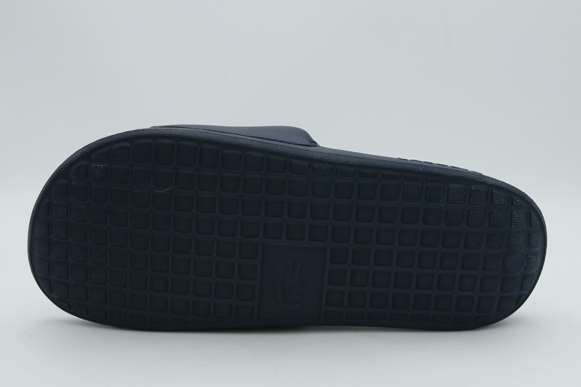 Lacoste Serve Slides 1.0 Ανδρικές Παντόφλες Μπλε Σκούρο, Λευκές