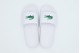 Lacoste Serve Slides Ανδρικές Παντόφλες Λευκές, Πράσινες