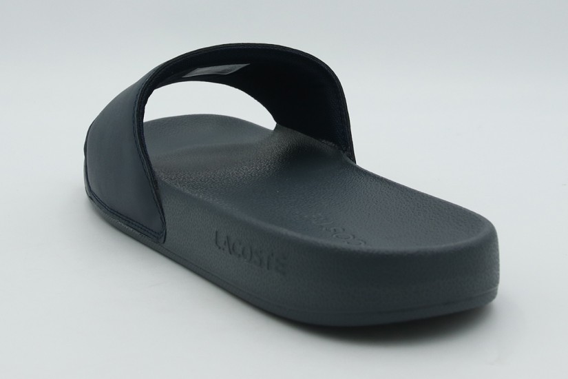Lacoste Serve Slides Ανδρικές Παντόφλες Μπλε Σκούρο, Λευκές