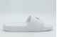 Lacoste Serve Slides Γυναικείες Παντόφλες Λευκές, Μπρονζέ