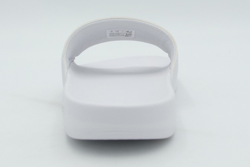 Lacoste Serve Slides Γυναικείες Παντόφλες Λευκές, Μπρονζέ