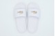 Lacoste Serve Slides Γυναικείες Παντόφλες Λευκές, Μπρονζέ