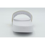 Lacoste Serve Slides Γυναικείες Παντόφλες Χρυσές, Λευκές