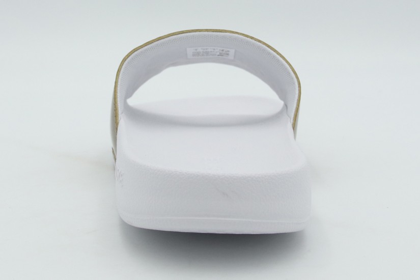Lacoste Serve Slides Γυναικείες Παντόφλες Χρυσές, Λευκές