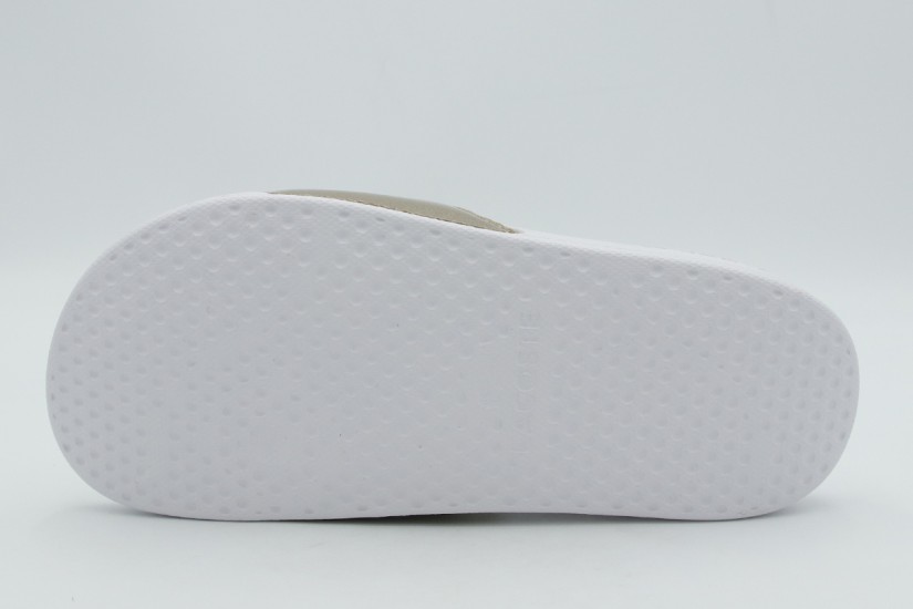 Lacoste Serve Slides Γυναικείες Παντόφλες Χρυσές, Λευκές