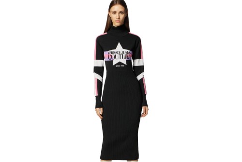 Versace Vi Logo Star F14 Φόρεμα Midi (75HAOM51 CM30H 899)