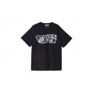 Versace R Logo Magazine T-Shirt Ανδρικό (76GAHE03 CJ00E 899)
