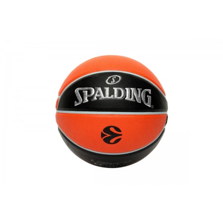 Spalding Euroleague Tf-1000 Legacy Μπάλα Μπάσκετ Πορτοκαλί, Μαύρη