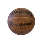 Spalding Euroleague Παναθηναϊκός Μπάλα Μπάσκετ Καφέ, Μαύρη
