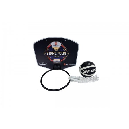 Spalding Euroleague Final Four Μπασκέτα Με Micro-Mini Μπάλα 