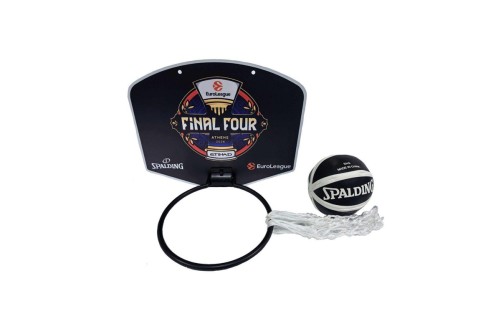 Spalding Euroleague Final Four Μπασκέτα Με Micro-Mini Μπάλα (79109Z)