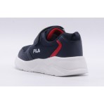 Fila Brett 4 V Βρεφικά Sneakers Μπλε Σκούρο, Κόκκινο, Λευκό