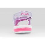 Fila Mermaid Velcro Lights Βρεφικά Σανδάλια Λιλά, Διάφορα Χρώματα