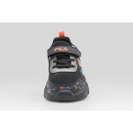 Fila Dino Velcro Lights Βρεφικά Sneakers Μαύρα, Διάφορα Χρώματα
