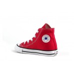 Converse Chuck Taylor All Star Βρεφικά Sneakers Κόκκινα, Λευκά