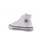 Converse Chuck Taylor All Star Βρεφικά Sneakers Κόκκινα, Λευκά