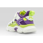 Fila Memory Spinel 3 V Βρεφικά Sneakers Λευκά, Μωβ, Πράσινα