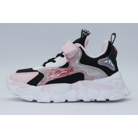 Fila Memory Musha 2 V Βρεφικά Sneakers Ροζ, Μαύρα, Λευκά