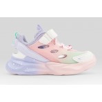 Fila Wave Memory Velcro Βρεφικά Sneakers Ροζ, Μωβ, Λευκά, Πράσινα