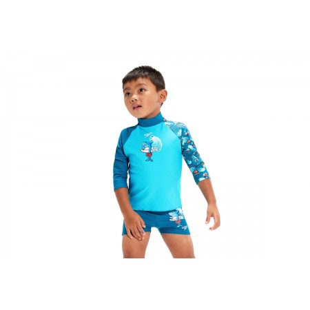 Speedo Prt Ls Rash Top Im Μπλούζα Αντιηλιακή 