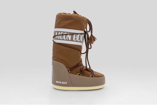 Moon Boot Icon Brown Nylon Μπότες Χιονιού (80D1400440 M005)