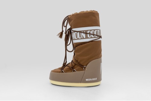 Moon Boot Icon Brown Nylon Μπότες Χιονιού (80D1400440 M005)
