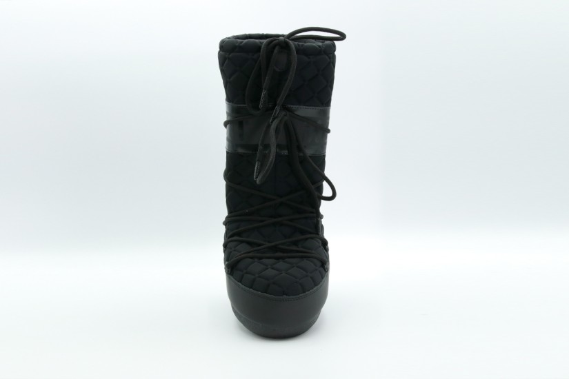 Moon Boot Icon Quilt Γυναικείες Μπότες Χιονιού Μαύρες
