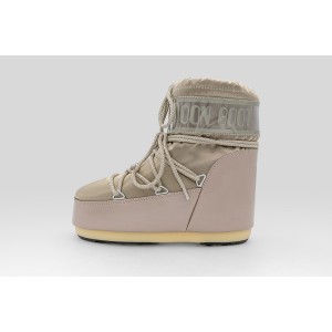 Moon Boot Icon Low Glance Platinum Satin Μπότες Χιονιού (80D1409350 B003)