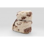 Moon Boot Icon Cow Print Low Curly Μπότες Χιονιού Καφέ, Μπεζ