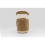 Moon Boot Icon Low Fleece Γυναικείες Μπότες Χιονιού Κάμελ, Μπεζ