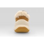Moon Boot Moon247 City Brown Shearling Γυναικεία Sneakers Ταμπά, Μπεζ