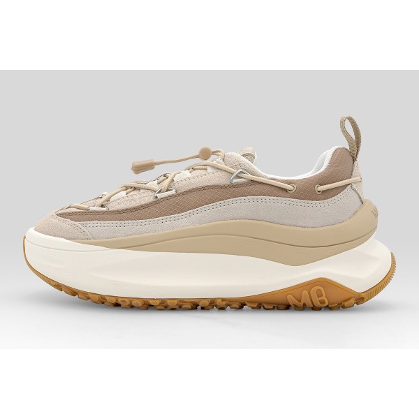 Moon Boot Moon247 Xlace Off White And Taupe Sneakers (80D2490090 AH05)