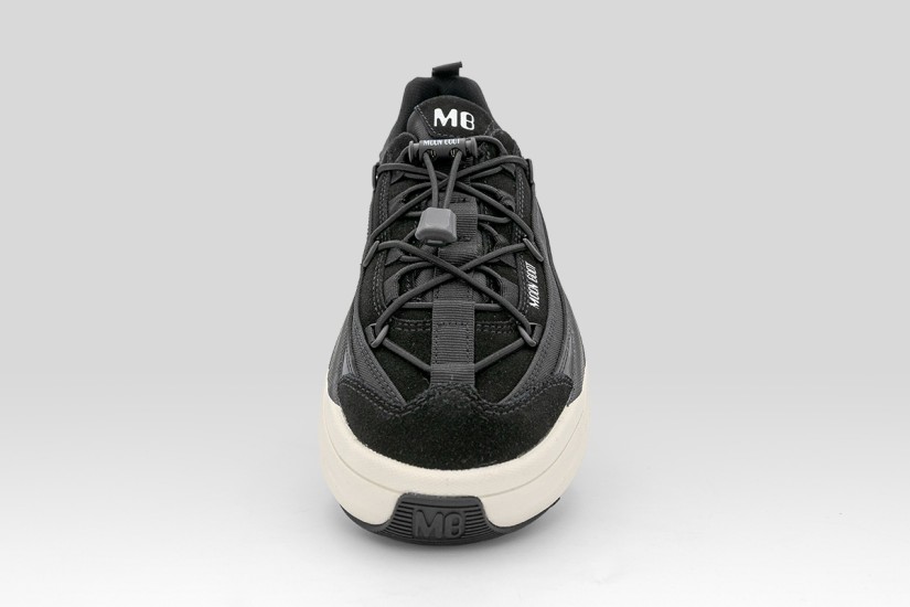 Moon Boot Moon247 Xlace Black And White Γυναικεία Sneakers