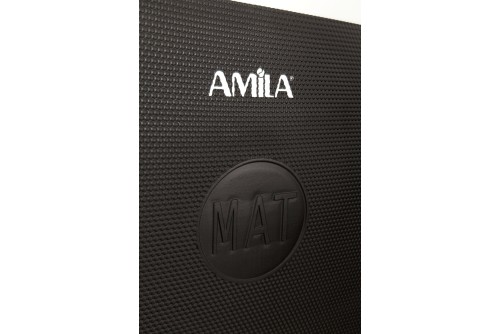 Amila Στρώμα Γυμναστικής Eva 15Mm 140X60Cm Μαύρο (81745)