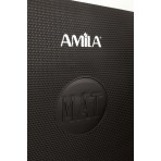 Amila Στρώμα Γυμναστικής Eva 15Mm 100X60Cm Μαύρο (81749)
