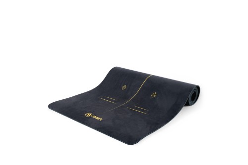Amila Στρώμα Yoga Pilates Mantala Tpe And Suede 173X60X0,6Cm - Μαύρο (81779)