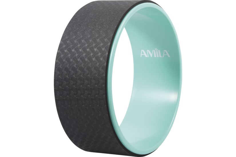 Amila Yoga Wheel Μαύρη, Ροζ